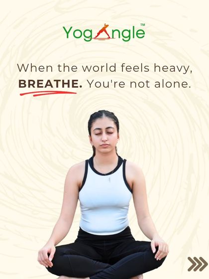 When life feels heavy, your breath is your anchor. This is a simple reminder that taking a moment to breathe deeply can ground you in the present moment and ease feelings of anxiety. You are not alone.