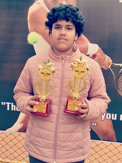 Swasti Singh had a great start to the year, winning the Doubles title and reaching the Singles final at the AITA U14 Super Series in Rohtak.