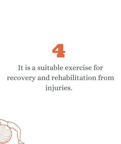 Because it's low-impact and highly adaptable, Pilates is a suitable and effective exercise for recovery and rehabilitation from injuries.