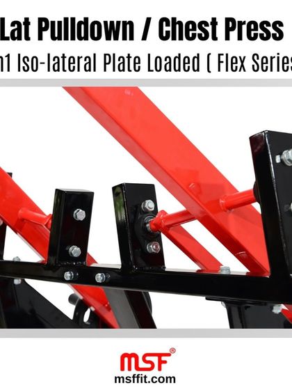 A detail shot of the pivot point on our 2-in-1 machine. We use high-quality components to ensure a smooth and durable performance.