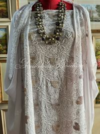 Hand-Embroidered Chikankari Apparel