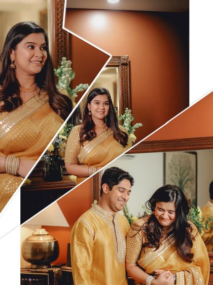 A collection of candid moments from Arpit and Akanksha's Roka. This collage highlights the unposed smiles and laughter, which I believe are the most genuine expressions of happiness.