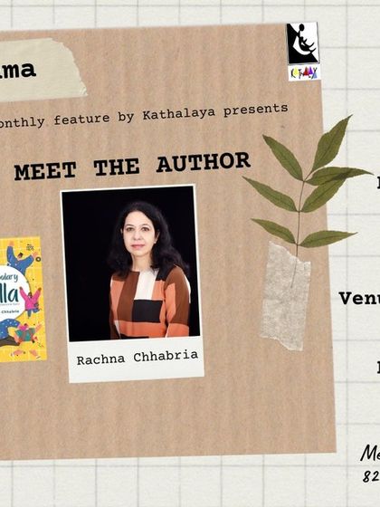 A duplicate of the "Meet the Author" poster. This series is a cornerstone of our community programming at the Kathalaya Center.