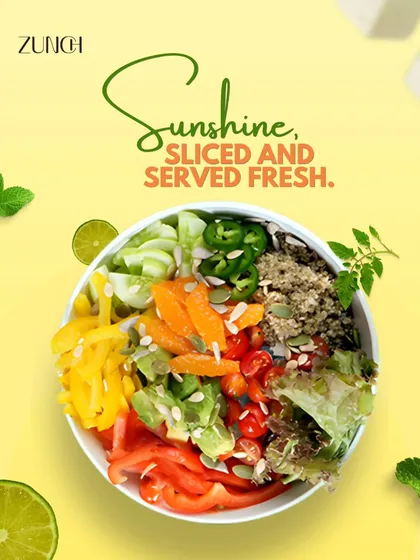 This is sunshine in a bowl. A vibrant mix of fresh ingredients, textures, and flavors designed to lift your mood and energize your day.