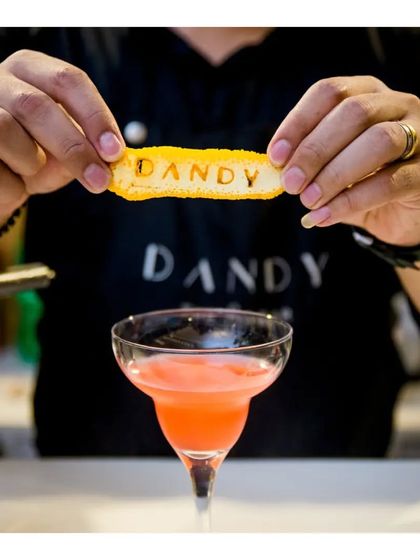 A perfectly crafted cocktail from our partners at Dandy - The Fio Bar. We collaborate with the best to provide a complete beverage solution, including custom cocktails that complement our food menu.