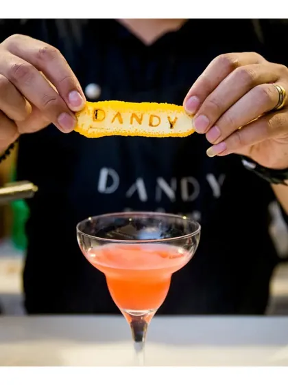 A perfectly crafted cocktail from our partners at Dandy - The Fio Bar. We collaborate with the best to provide a complete beverage solution, including custom cocktails that complement our food menu.