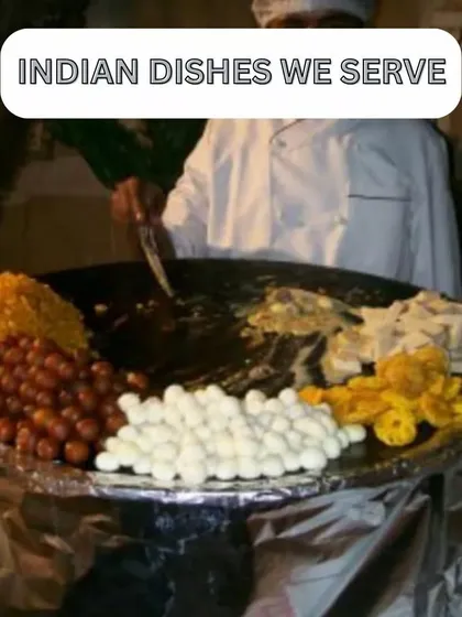 A live dessert counter is the perfect sweet ending to any meal. My chef is preparing classic Indian sweets like Gulab Jamun and Rasgulla, served hot for guests to enjoy.