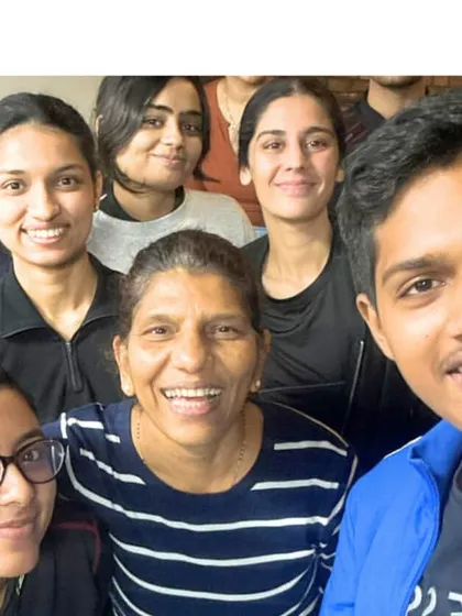 A happy moment captured with Coach Deepali Deshpande and our rifle shooters. Our camps are designed to be motivating, refining skills with precision and confidence.