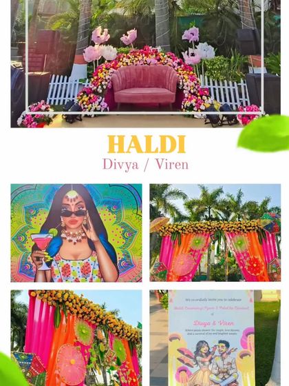 Vibrant Haldi & Mehendi Functions photo 14