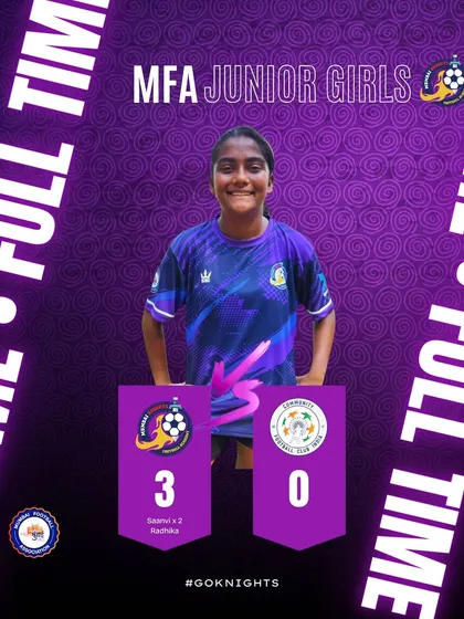 A solid 3-0 win for our Junior Girls, adding three more points to the table.