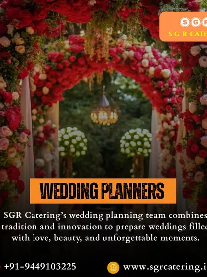 A stunning floral archway creates a grand and welcoming entrance for a wedding celebration. We work with you to design and execute decor themes that range from vibrant and traditional to modern and elegant, transforming any venue.