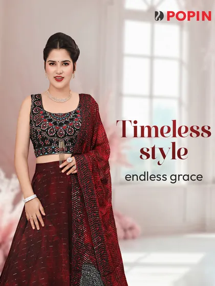 Timeless style, endless grace. This graphic highlights the elegant combination of a maroon skirt and a detailed black blouse.
