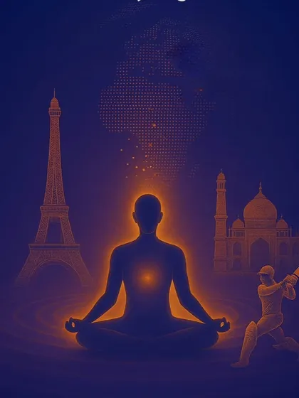 This teaser image hints at a global movement connecting inner peace with the energy of cricket. It created a buzz for a special reveal on the Miracle of Mind app, promising to change how the world experiences peace.