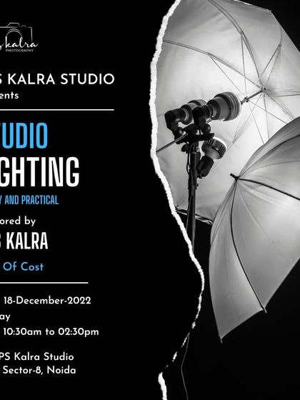 Join us for a free theory and practical workshop on studio lighting. This session offers deep insights into lighting principles and their practical application.
