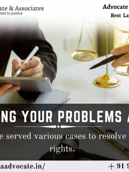 Our mission is to keep your problems away by resolving legal issues effectively. We have a track record of serving clients in various cases to protect and enforce their rights.