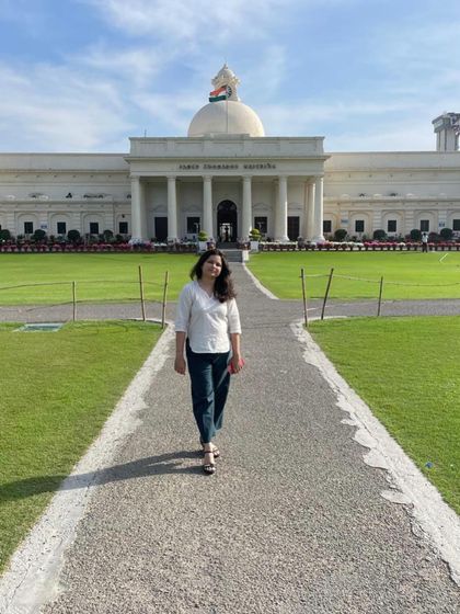 Another shot from my visit to IIT Roorkee for the TEDx performance. I loved the serene atmosphere and the beautiful blooming flowers on campus.