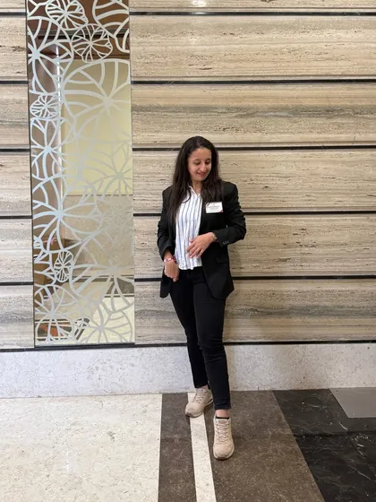 Another look at my corporate event outfit.