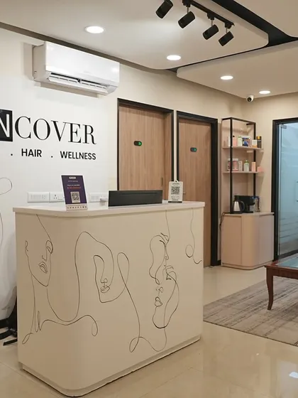 A glimpse into our clinic space. We have designed our clinics to be clean, modern, and welcoming, so you can feel comfortable and confident from the moment you walk in.