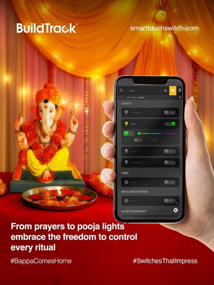 From prayers to pooja lights, embrace the freedom to control every ritual. With our app, you can adjust the mood from soft glows to vibrant colors in just a tap, making your lights a part of the celebration.