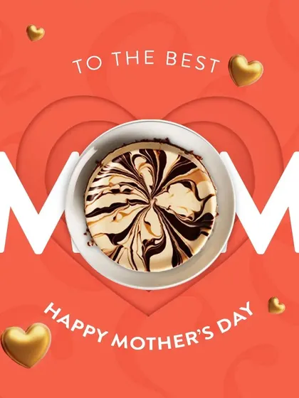 To the best mom, Happy Mother's Day! We celebrate all the incredible moms with a cake that's as sweet and wonderful as they are.