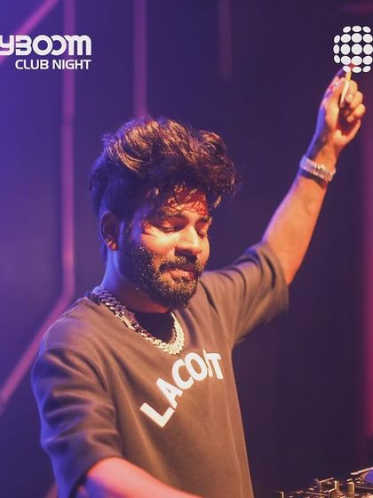 Feeling the vibe at the Bollyboom event.