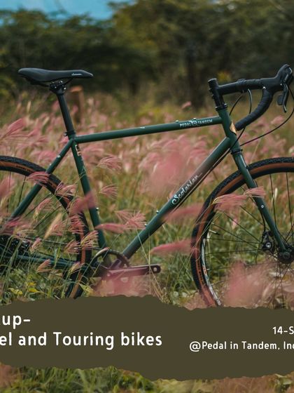 A meetup focused on gravel and touring bikes. These events are a great opportunity to see different types of bikes and chat with owners about their experiences.