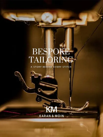 Every garment begins with a single stitch. This image captures the heart of my craft: bespoke tailoring. It is more than just cutting and sewing; it is the art of translating your individuality into fabric, with precision, purpose, and a deep respect for the tradition of tailoring.
