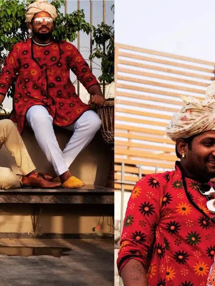 The vibrant energy of the Basti Crew, captured during our Holi photoshoot. Their spirit is as colorful as their music.