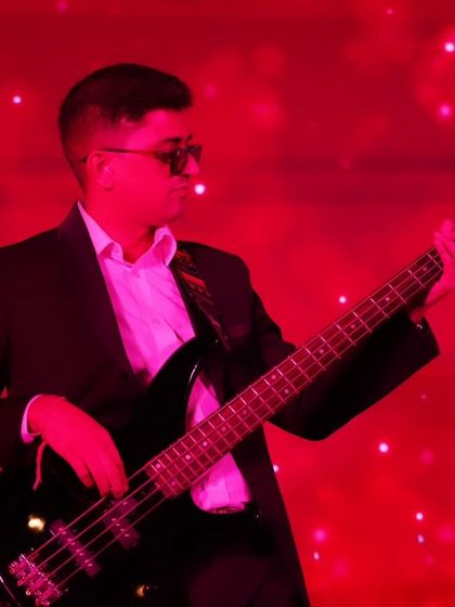 Our bassist laying down the groove at the Enterprise Security Summit.