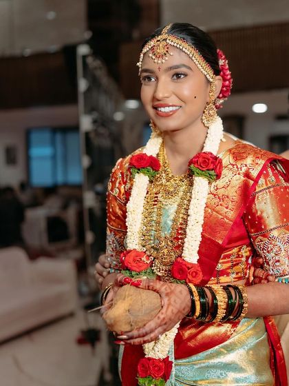 Shreeja - Bridal Makeup & Styling Timeless Muhurtham Brides photo 43