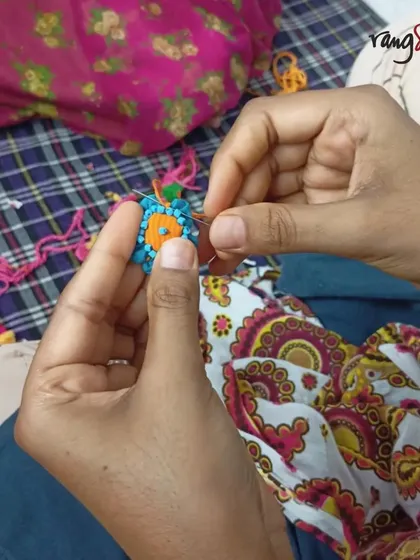 The process of making our sustainable Rakhis involves careful hand-stitching and assembly. Each one is a testament to the love and care that defines the sibling bond.