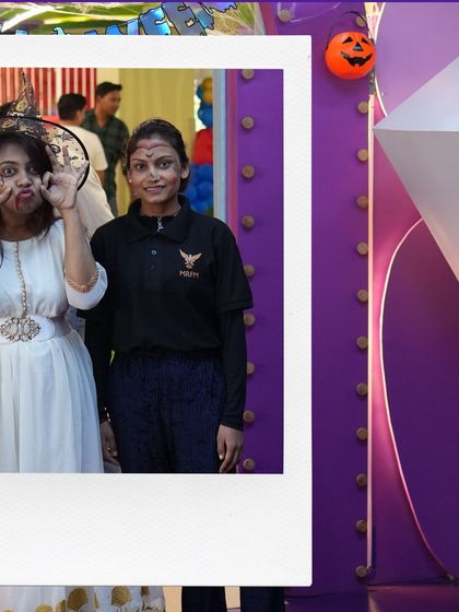 Our team getting into the spooky spirit for Halloween. We love dressing up and celebrating holidays with all the families who visit.