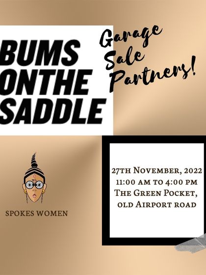 Bums on the Saddle is a cornerstone of the Bangalore cycling community and a key partner for our Garage Sale.