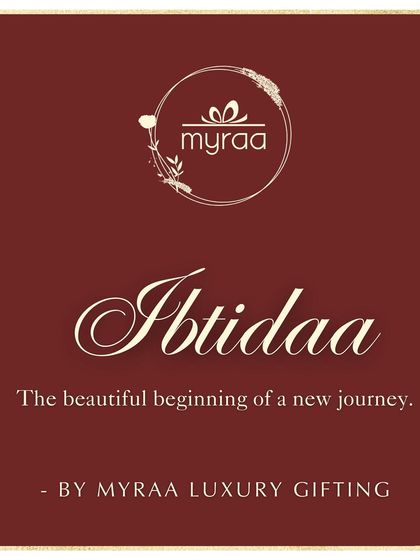 Introducing 'Ibtidaa', my exquisite wedding collection. The name means 'a beautiful beginning,' and this collection is curated with treasures that embody elegance and love for your new journey.
