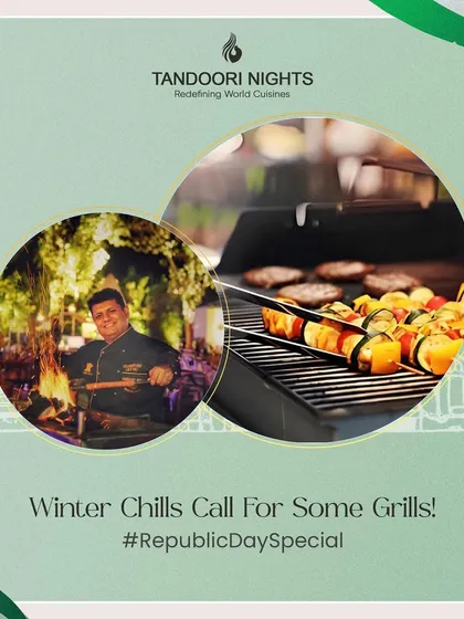 Winter chills call for some grills. Our live BBQ and grill stations are perfect for get-togethers, offering everything from succulent kebabs to grilled vegetables for your Republic Day or winter party.