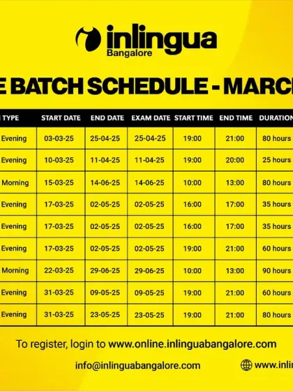 Inlingua - Individual Language Courses Find Your Batch: Upcoming Schedules photo 8