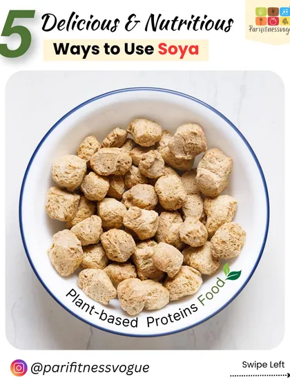 Soya is a fantastic source of plant-based protein, ideal for vegetarians and anyone looking to build muscle. I incorporate it into meals like Soya Chunk Curry, Tofu Scramble, and Soya Burgers to make protein intake delicious and easy.
