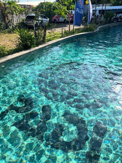 Even the training pools for our dive partners in Bali are beautifully designed to get you excited for the ocean.