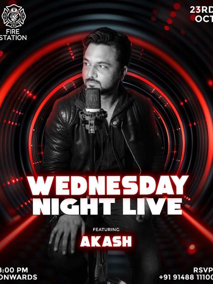 Turn your midweek into a music-filled escape. Akash is here live to set the perfect vibe for a chill evening.