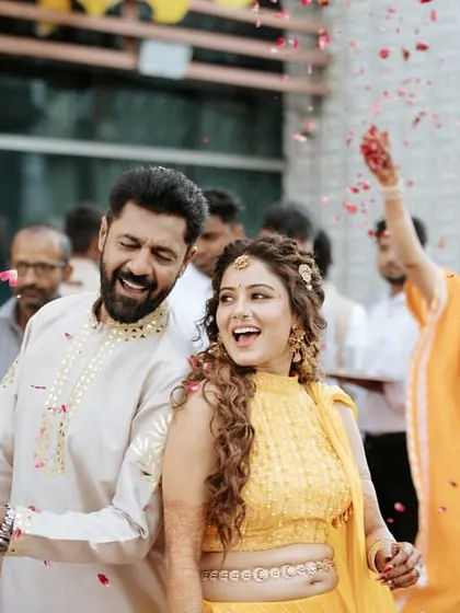 A celebratory walk amidst a shower of rose petals. Every part of the ceremony is designed to be a memorable experience.
