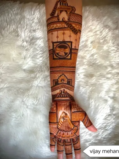 Vijay Singh - Bridal Mehndi Portrait & Storytelling Mehndi photo 35