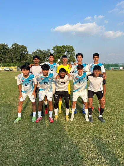 Our U-19 team after a friendly match against Estrella Football Academy.