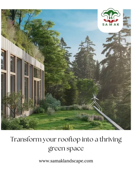 This graphic illustrates our vision for transforming rooftops into thriving green spaces. A rooftop garden not only adds beauty and usable space but also provides environmental benefits like improved air quality and reduced urban heat.