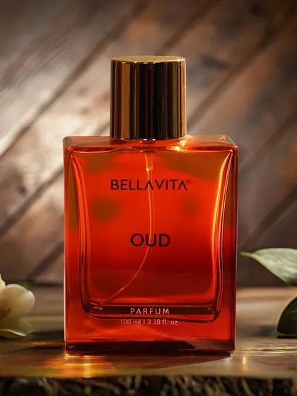 This is an example of our creative product photography, where we build a complete atmosphere around the item. For this perfume shoot, we used a combination of natural elements and controlled lighting to create a warm, inviting scene that tells a story beyond the product itself.