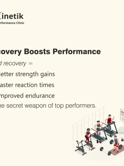 Good recovery directly boosts performance. It leads to better strength gains, faster reaction times, and improved endurance. It is the secret weapon of all top performers.