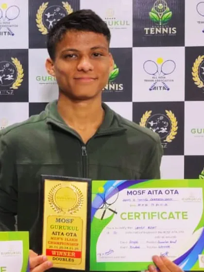 The first Men's 1 lac doubles title for our player Vansh. This is a significant milestone, and we look forward to many more.