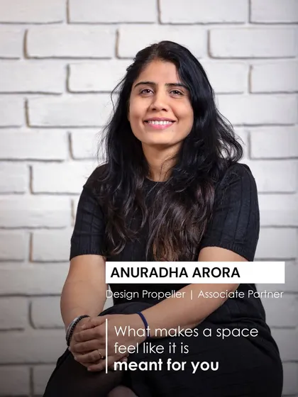 Can a space feel familiar even if you've never lived in it? Our Associate Partner, Anuradha Arora, believes so. Her expertise lies in designing show apartments where every detail is curated to spark a quiet sense of belonging and make you feel at home instantly.