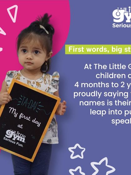 First words, big steps. When a child proudly says their name on their first day, it's their first leap into public speaking. We nurture this confidence from the very beginning.