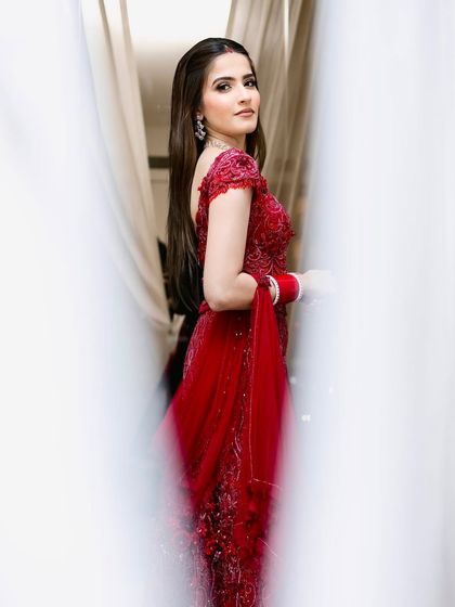 Timeless Red & Gold Brides photo 6