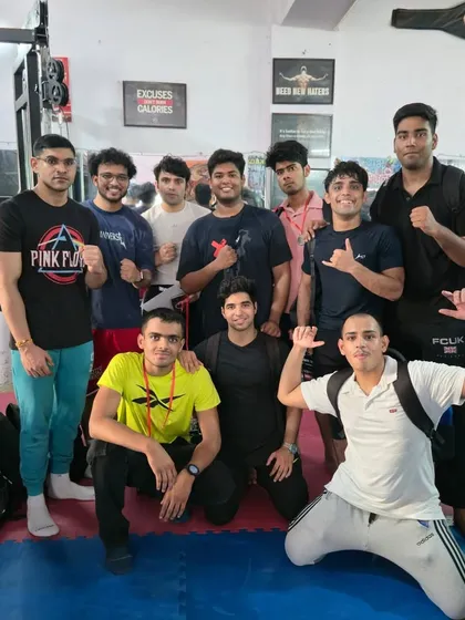 This is our tribe. A group of dedicated warriors after a tough session, united by the grind. We push each other to be better every single day.